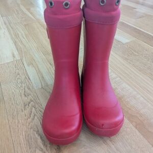 Kids Red Rain Boots